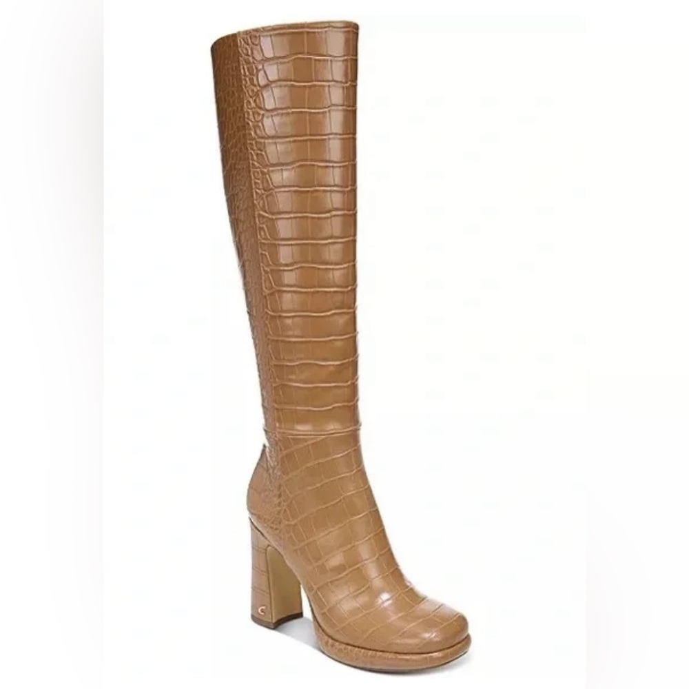 Elegant Tan Knee-High Women's Boots